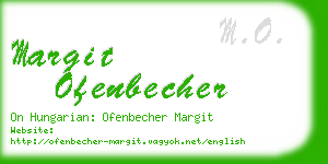 margit ofenbecher business card